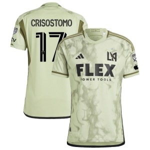 Daniel Crisostomo LAFC adidas 2023 Smokescreen Authentic Jersey - Green