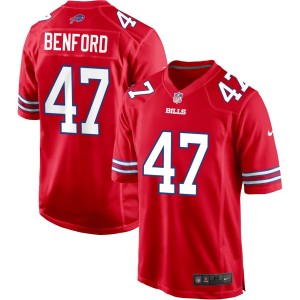 Christian Benford Buffalo Bills Nike Alternate Game Jersey - Red