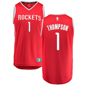 Amen Thompson Houston Rockets Fanatics Branded Fast Break Replica Jersey Red - Icon Edition