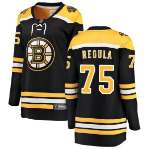 Alec Regula Boston Bruins Fanatics Branded Women's Home Breakaway Jersey - Black