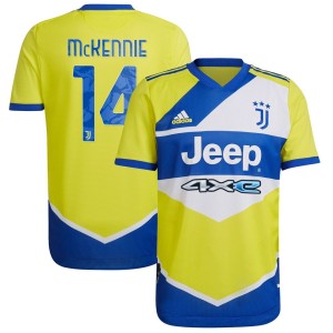 Weston McKennie Juventus adidas 2021/22 Third Authentic Player Jersey - Yellow