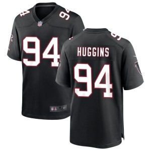 Albert Huggins Atlanta Falcons Nike Throwback Game Jersey - Black