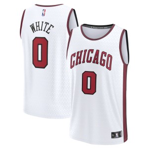 Men's Fanatics Branded Coby White White Chicago Bulls 2022/23 Fastbreak Jersey - City Edition