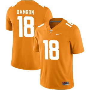 Ryan Damron Tennessee Volunteers Nike NIL Replica Football Jersey - Tennessee Orange