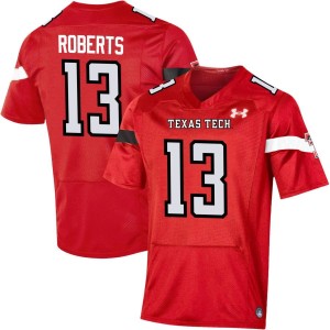Ben Roberts Texas Tech Red Raiders Under Armour NIL Replica Football Jersey - Red