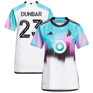 Cameron Dunbar Minnesota United FC adidas Women's 2023 The Northern Lights Kit Replica Jersey - White