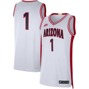 #1 Arizona Wildcats Nike Limited Retro Jersey - White