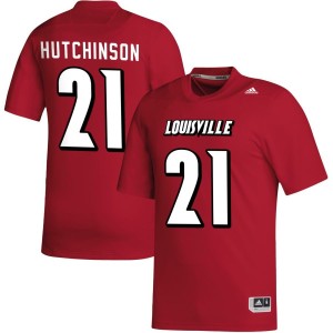 DAngelo Hutchinson Louisville Cardinals adidas NIL Replica Football Jersey - Red