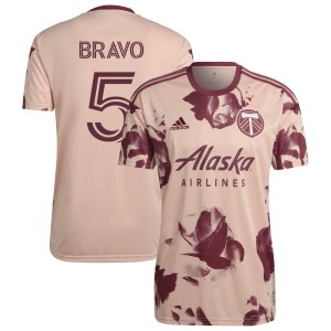 Claudio Bravo Portland Timbers adidas 2022 Heritage Rose Kit Replica Jersey - Pink