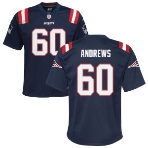 David Andrews New England Patriots Nike Youth Game Jersey - Navy