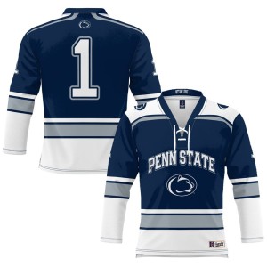 #1 Penn State Nittany Lions ProSphere Youth Hockey Jersey - Navy