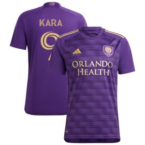 Ercan Kara Orlando City SC adidas 2023 The Wall Kit Replica Jersey - Purple