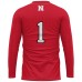 #1 Nebraska Huskers ProSphere Unisex  Women's Volleyball Jersey - Scarlet