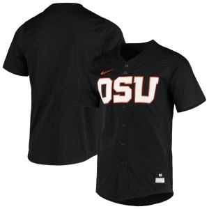 Oregon State Beavers Nike Vapor Untouchable Elite Replica Full-Button Baseball Jersey - Black