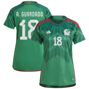 Andres Guardado Mexico National Team adidas Women's 2022/23 Home Replica Player Jersey - Green