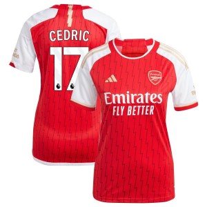 Cedric Soares Cedric  Arsenal adidas Women's 2023/24 Home Replica Jersey - Red