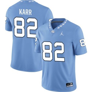 Kendall Karr North Carolina Tar Heels Jordan Brand NIL Replica Football Jersey - Carolina Blue
