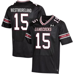 Donovan Westmoreland South Carolina Gamecocks Under Armour NIL Replica Football Jersey - Black
