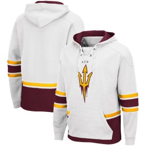 Arizona State Sun Devils Colosseum Lace Up 3.0 Pullover Hoodie - White
