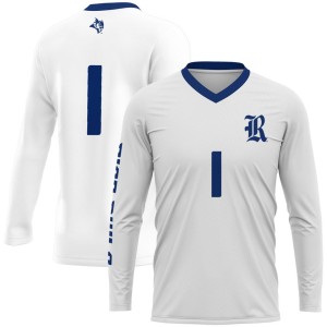 #1 Rice Owls ProSphere Youth  Women's Volleyball Jersey - White