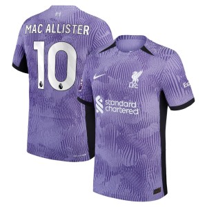Alexis Mac Allister Liverpool Nike 2023/24 Third Vapor Match Authentic Player Jersey - Purple
