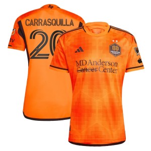 Adalberto Carrasquilla Houston Dynamo FC adidas 2023 El Sol Authentic Jersey - Orange