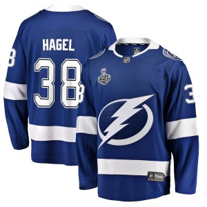 Brandon Hagel Tampa Bay Lightning Fanatics Branded 2021 Stanley Cup Champions Home Breakaway Jersey - Blue