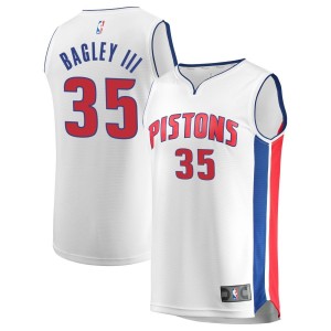 Marvin Bagley III  Detroit Pistons Fanatics Branded Youth Fast Break Replica Jersey - Association Edition - White
