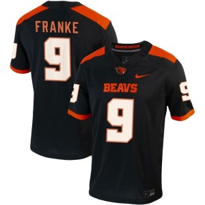 Ryan Franke Oregon State Beavers Nike NIL Replica Football Jersey - Black