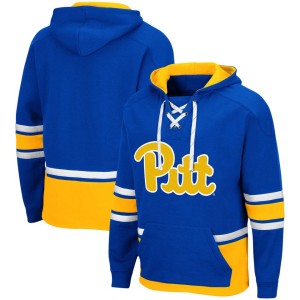 Pitt Panthers Colosseum Lace Up 3.0 Pullover Hoodie - Royal