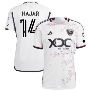 Andy Najar D.C. United adidas 2023 The Cherry Blossom Kit Authentic Jersey - White