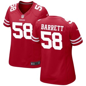 Alex Barrett San Francisco 49ers Nike Women's Game Jersey - Scarlet