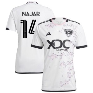 Andy Najar D.C. United adidas 2023 The Cherry Blossom Kit Replica Jersey - White