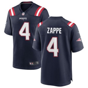 Bailey Zappe Nike New England Patriots Game Jersey - Navy