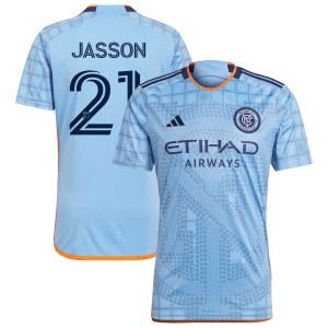 Andres Jasson New York City FC adidas 2023 The Interboro Kit Replica Jersey - Light Blue
