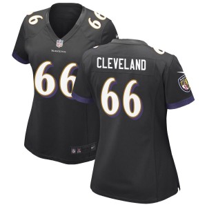 Ben Cleveland Baltimore Ravens Nike Women's Alternate Game Jersey - Black