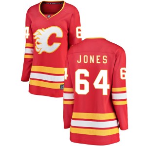 Ben Jones Calgary Flames Fanatics Branded Women's Home Breakaway Jersey - Red