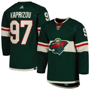 Kirill Kaprizov Minnesota Wild adidas Primegreen Authentic Pro Home Player Jersey - Green
