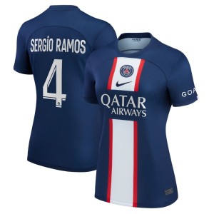 Sergio Ramos Paris Saint-Germain Nike Women's 2022/23 Home Replica Player Jersey - Blue