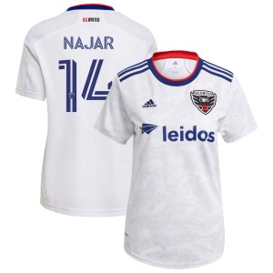 Andy Najar D.C. United adidas Women's 2021 The Marble Replica Jersey - White