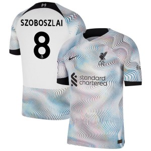 Dominik Szoboszlai Liverpool Nike 2022/23 Away Vapor Match Authentic Jersey - White
