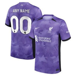 Liverpool Nike Youth 2023/24 Third Stadium Replica Custom Jersey - Purple