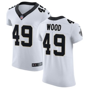 Zach Wood New Orleans Saints Nike Vapor Untouchable Elite Jersey - White