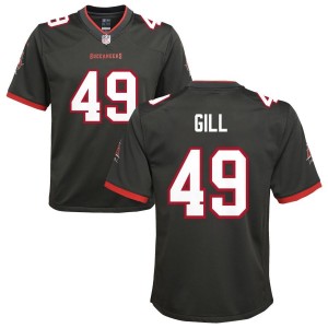 Cam Gill Tampa Bay Buccaneers Nike Youth Alternate Game Jersey - Pewter
