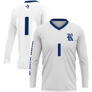 #1 Rice Owls ProSphere Unisex  Women's Volleyball Jersey - White