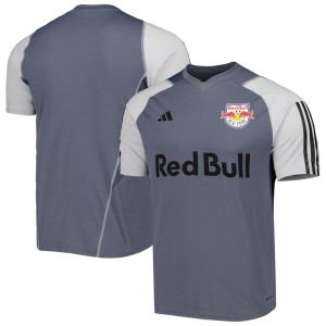 New York Red Bulls adidas 2023 On-Field Training Jersey - Gray
