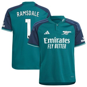 Aaron Ramsdale  Arsenal adidas Youth 2023/24 Third Replica Jersey - Green