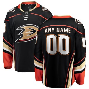 Anaheim Ducks Fanatics Branded Home Breakaway Custom Jersey - Black