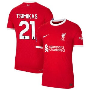 Konstantinos Tsimikas  Liverpool Nike 2023/24 Home Authentic Jersey - Red