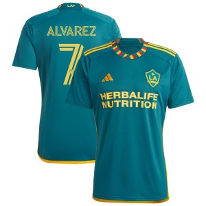 Efrain Alvarez LA Galaxy adidas 2023 LA Kit Replica Jersey - Green